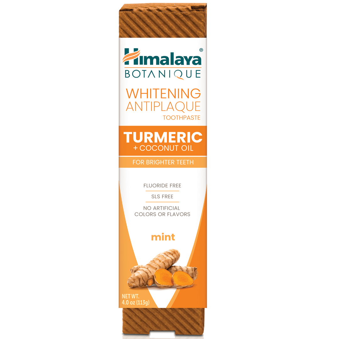 đ Himalaya Botanique Aufhellende Antiplaque Zahnpasta Kurkuma + Kokosnussöl 113G (100% off)