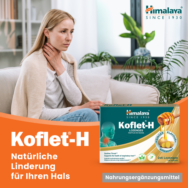 Himalaya Koflet-H Ingwer - Lozenges 2x6s