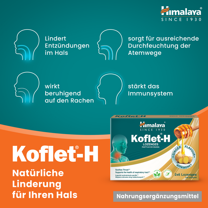 Himalaya Koflet-H Ingwer - Lozenges 2x6s