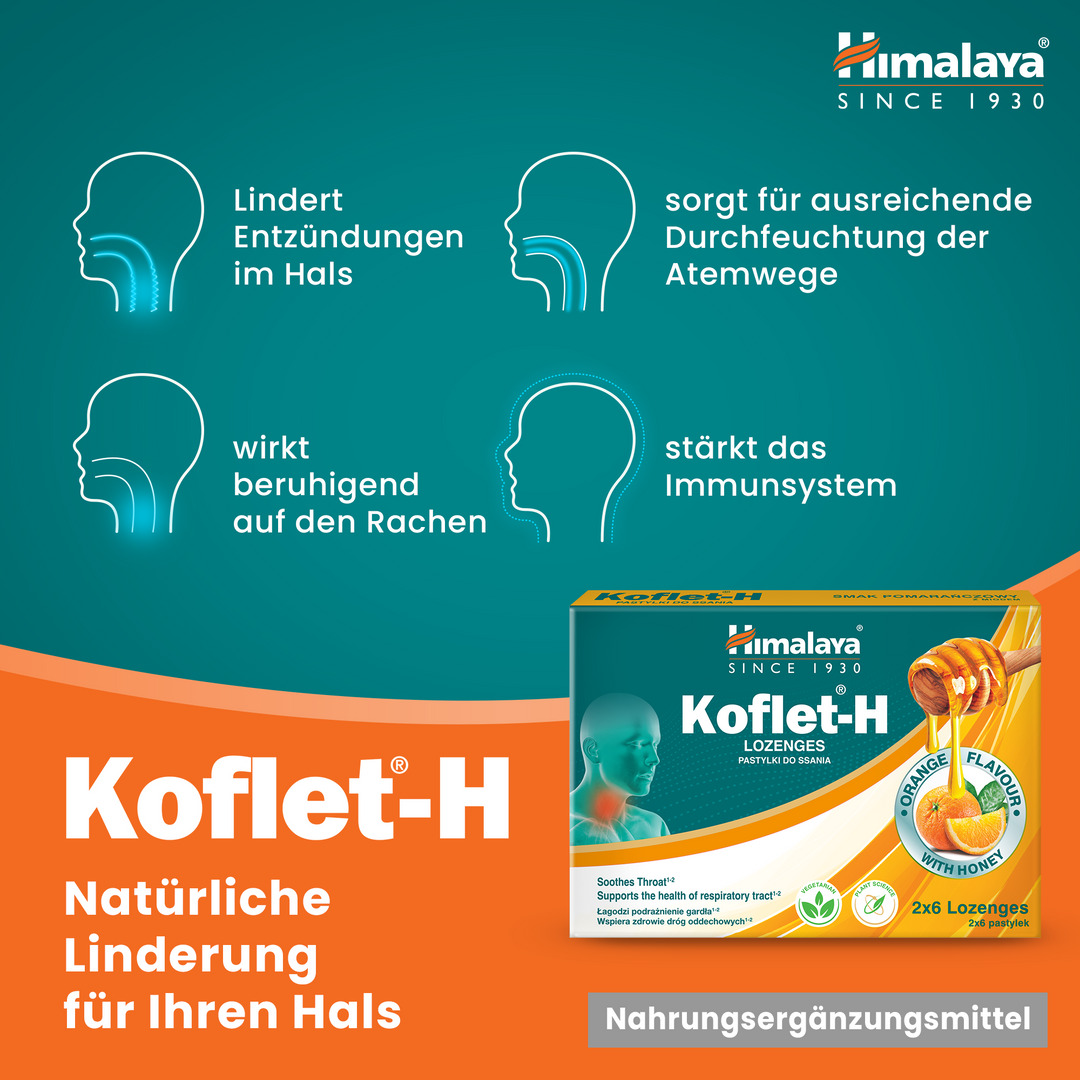 Himalaya Koflet-H Orange - Lozenges 2x6s