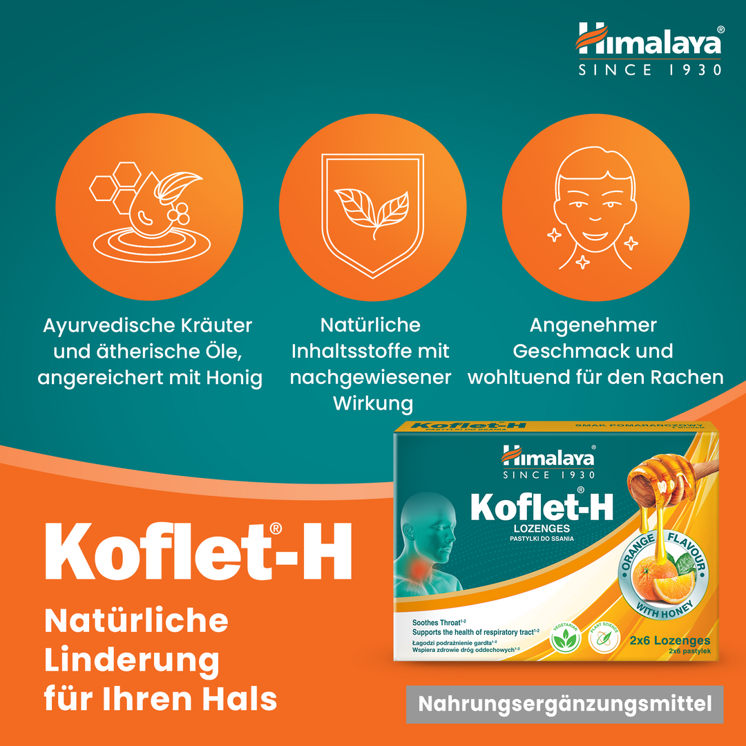 Himalaya Koflet-H Orange - Lozenges 2x6s