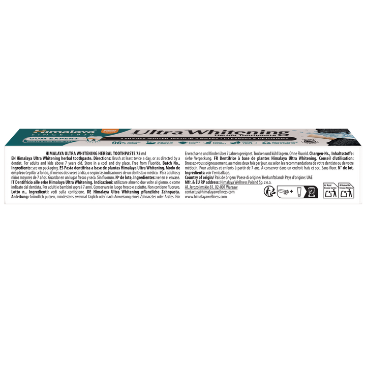 Himalaya Gum Expert Ultra Whitening Kräuterzahnpasta - 75 ml