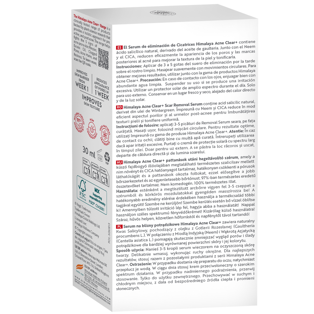 Himalaya Acne Clear+ Serum zur Narbenentfernung