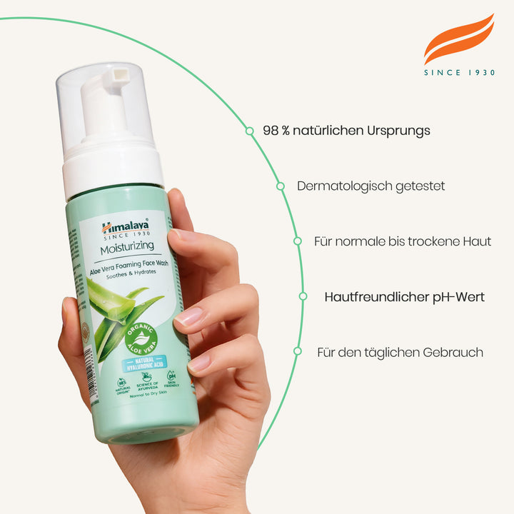Himalaya Feuchtigkeitsspendendes Aloe Vera Gesichtswaschmittel, 150 ml
