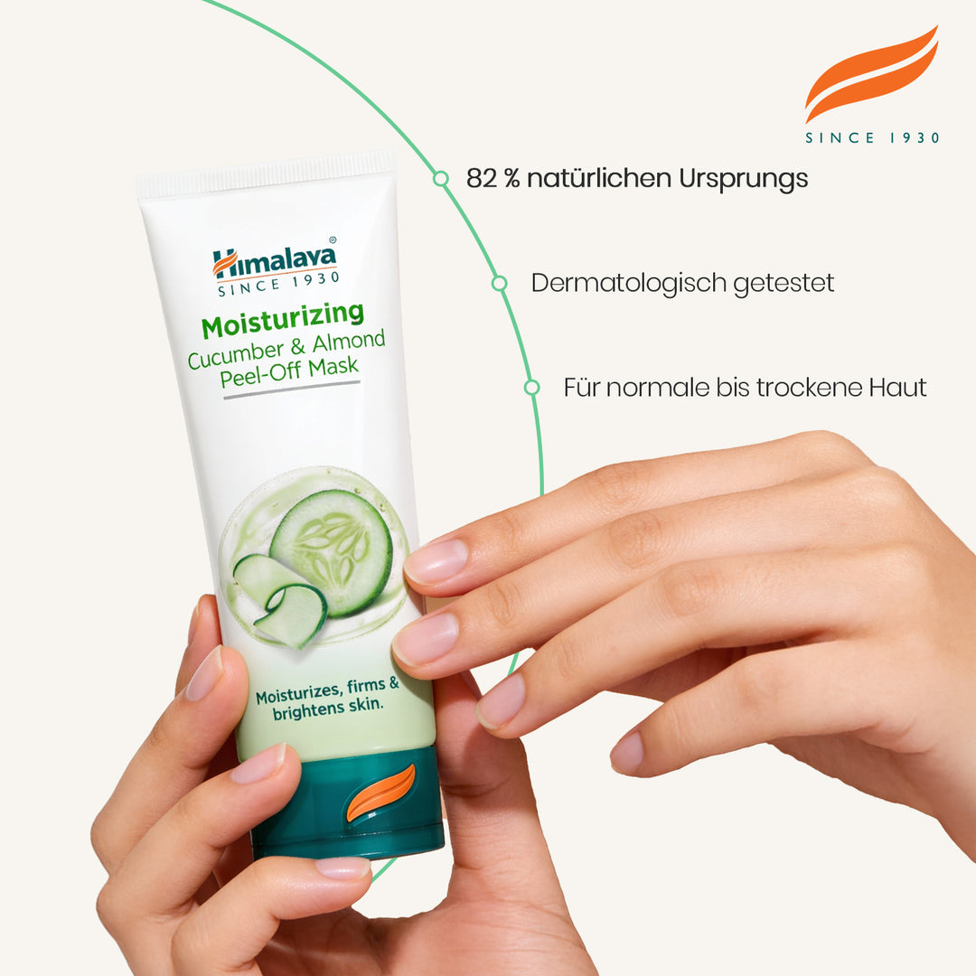 Himalaya Feuchtigkeitsspendende Gurken-Mandel-Peel-off-Maske - 75ml