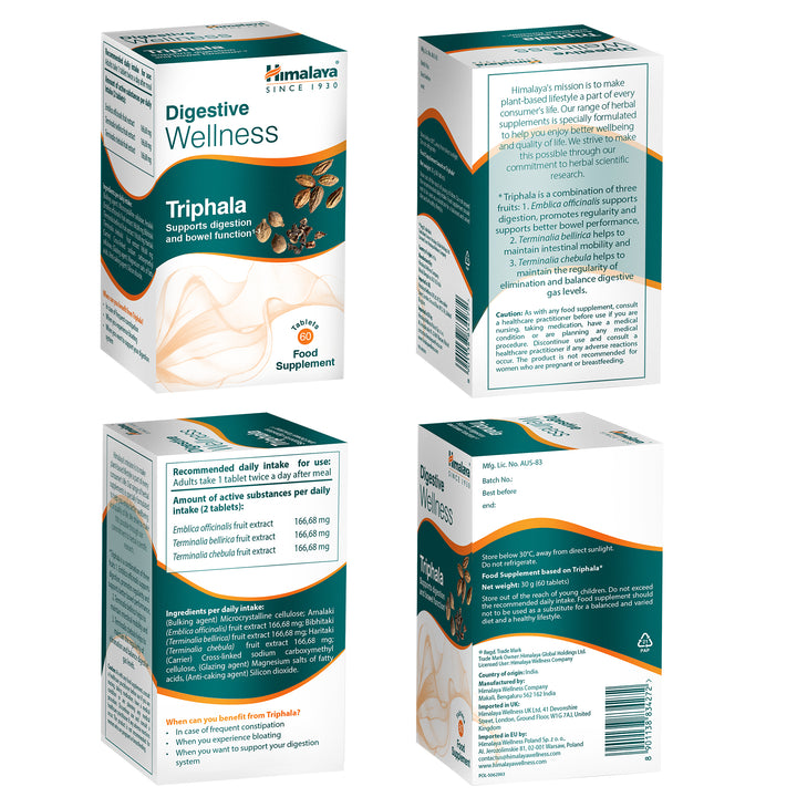 Himalaya Digestive Wellness Triphala - 60 Tabletten