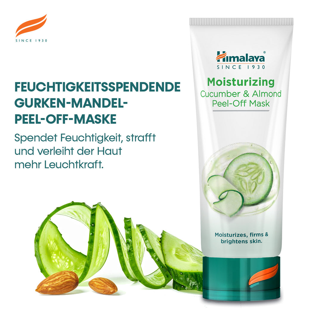 Himalaya Feuchtigkeitsspendende Gurken-Mandel-Peel-off-Maske - 75ml