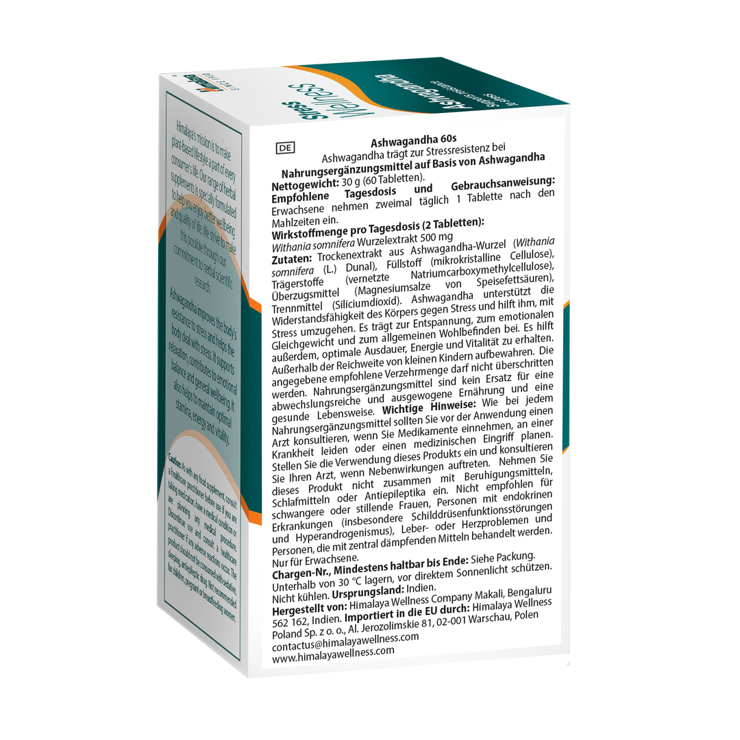 Himalaya Stress Wellness Ashvagandha - 60 Tabletten