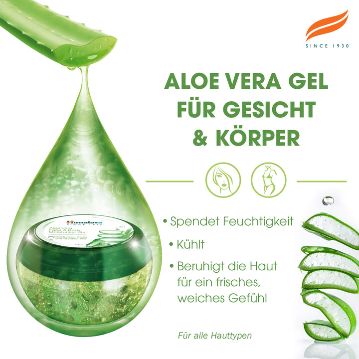 Himalaya Aloe Vera Feuchtigkeitsgel Gesicht & Körper - 300ml