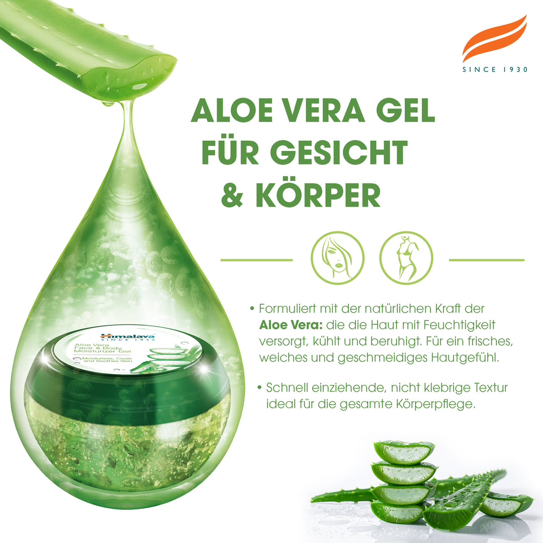 aloe vera gel gesichtspflege Himalaya Aloe Vera Feuchtigkeitsgel Gesicht & Körper
