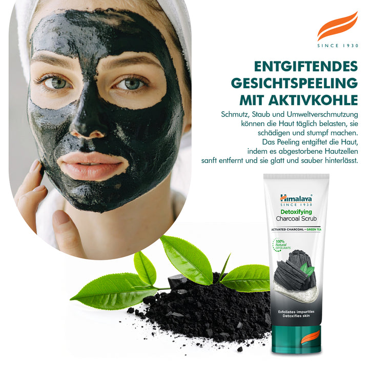 Himalaya Detoxing Aktiv-Kohle-Peeling - 75ml