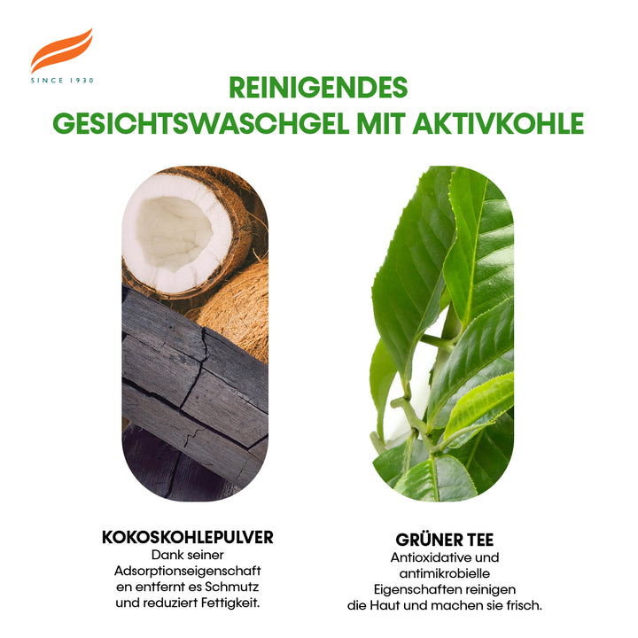 Himalaya Entgiftende Gesichtsreinigung mit Aktivkohle & Grünem Tee - 150 ml