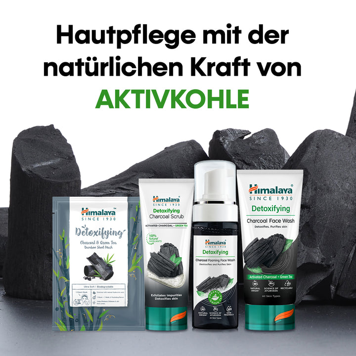 Himalaya Entgiftende Gesichtsreinigung mit Aktivkohle & Grünem Tee - 150 ml