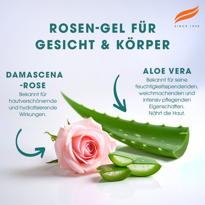 Himalaya Rose Feuchtigkeitsspendendes Gel Fur Gesicht Und Korper - 300ml