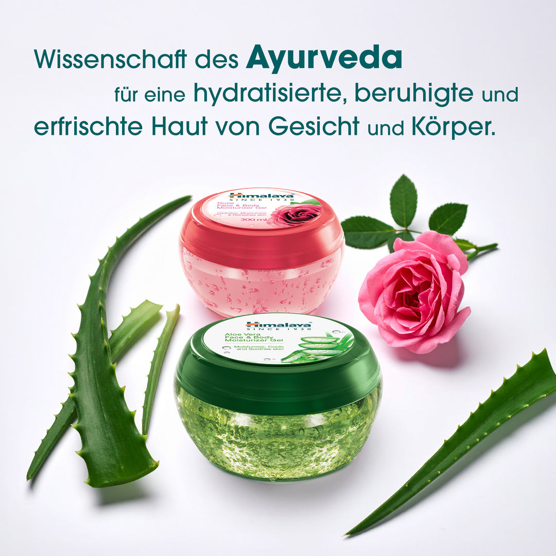 Himalaya Rose Feuchtigkeitsspendendes Gel Fur Gesicht Und Korper - 300ml