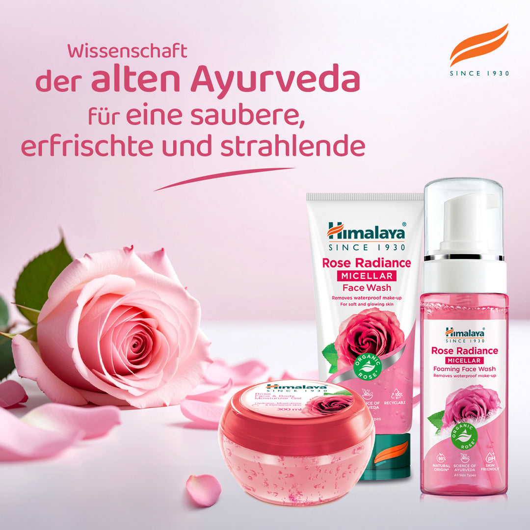 Himalaya Rose Feuchtigkeitsspendendes Gel Fur Gesicht Und Korper - 300ml