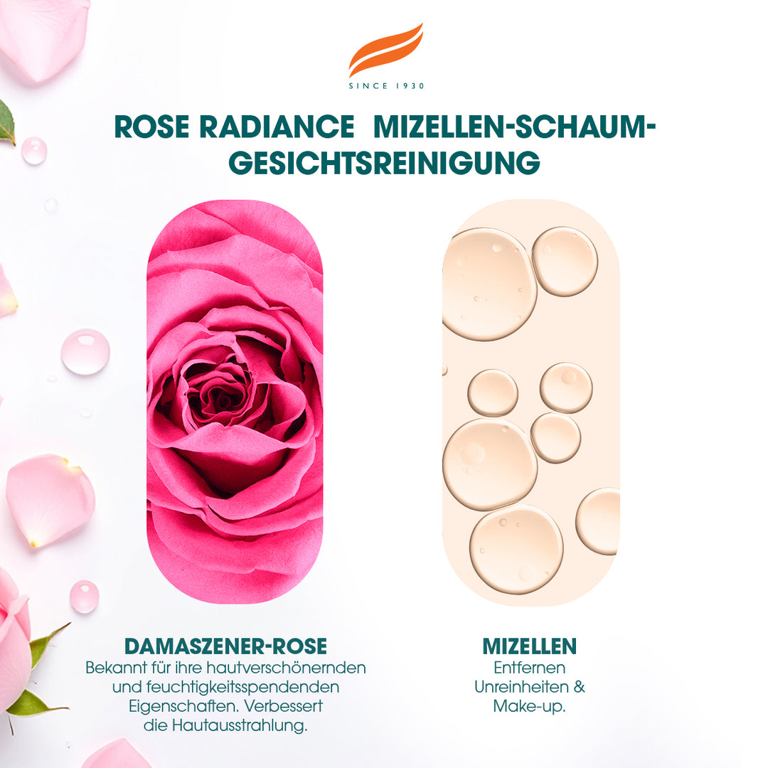 Himalaya Rose Radiance Mizellare Schaumende Gesichtsreinigung - 150ml