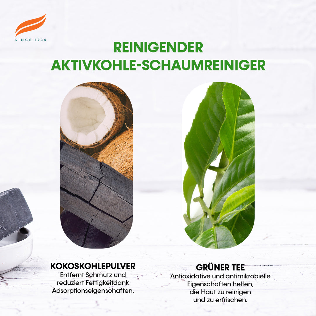Himalaya Entgiftende, Schaumende Gesichtswasche Aus Holzkohle 150ml