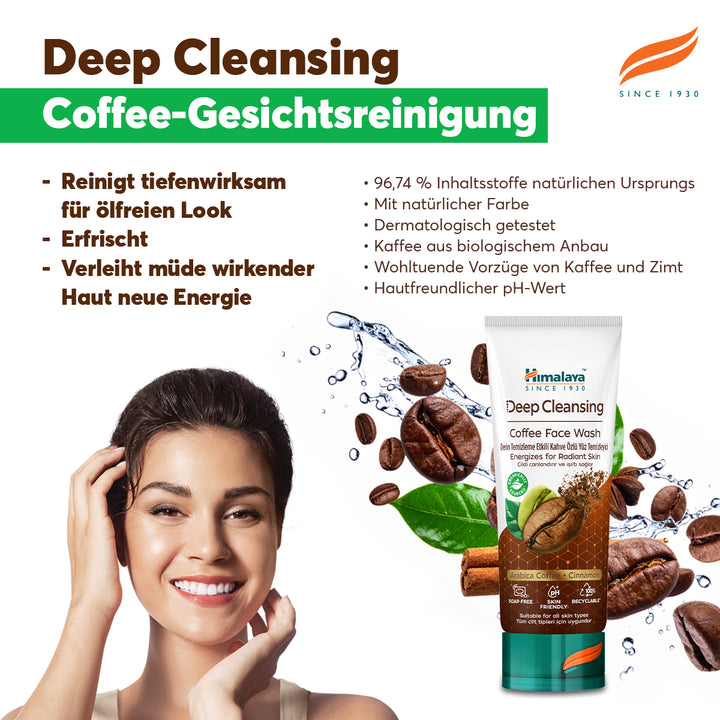 Himalaya Tiefenreinigendes Kaffee-Gesichtswaschgel 100 ml