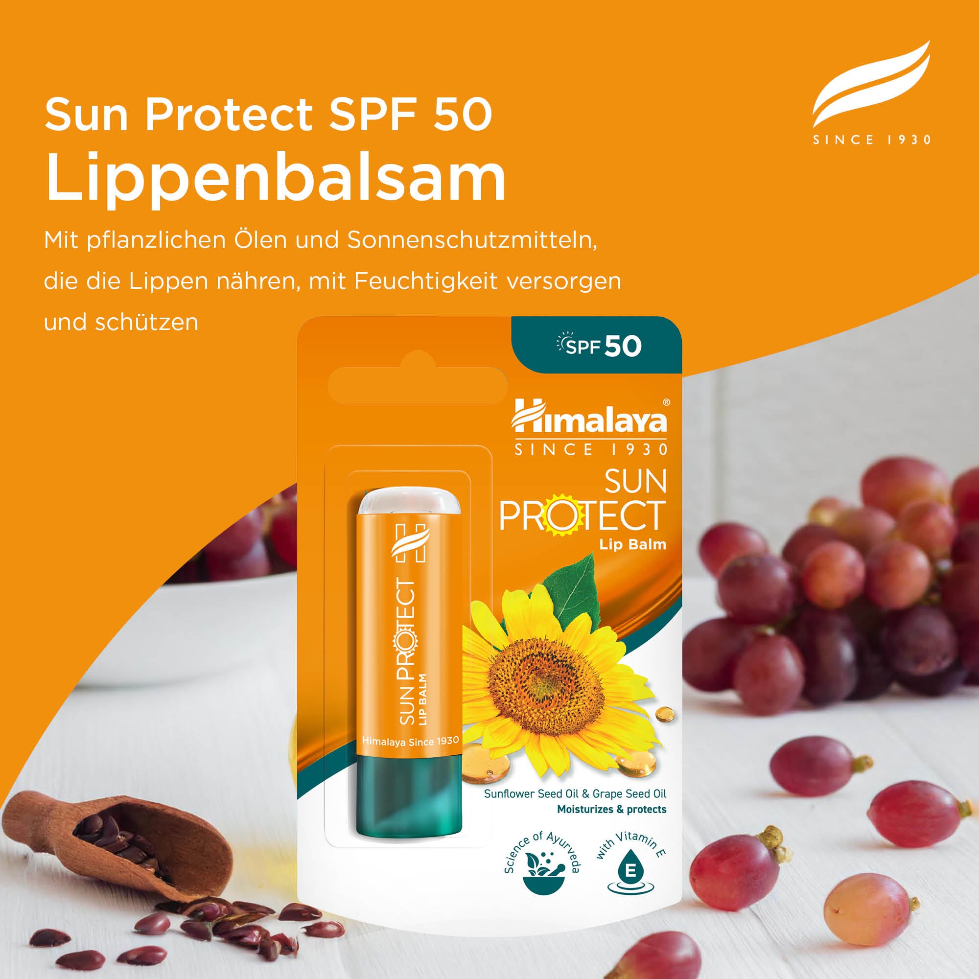 Uvistat Sun Care Lipscreen LSF 50 – Feuchtigkeitsspendender Lippenbalsam Mit Sonnenschutz, Gegen Trockene & Rissige Lippen, 2 Tuben