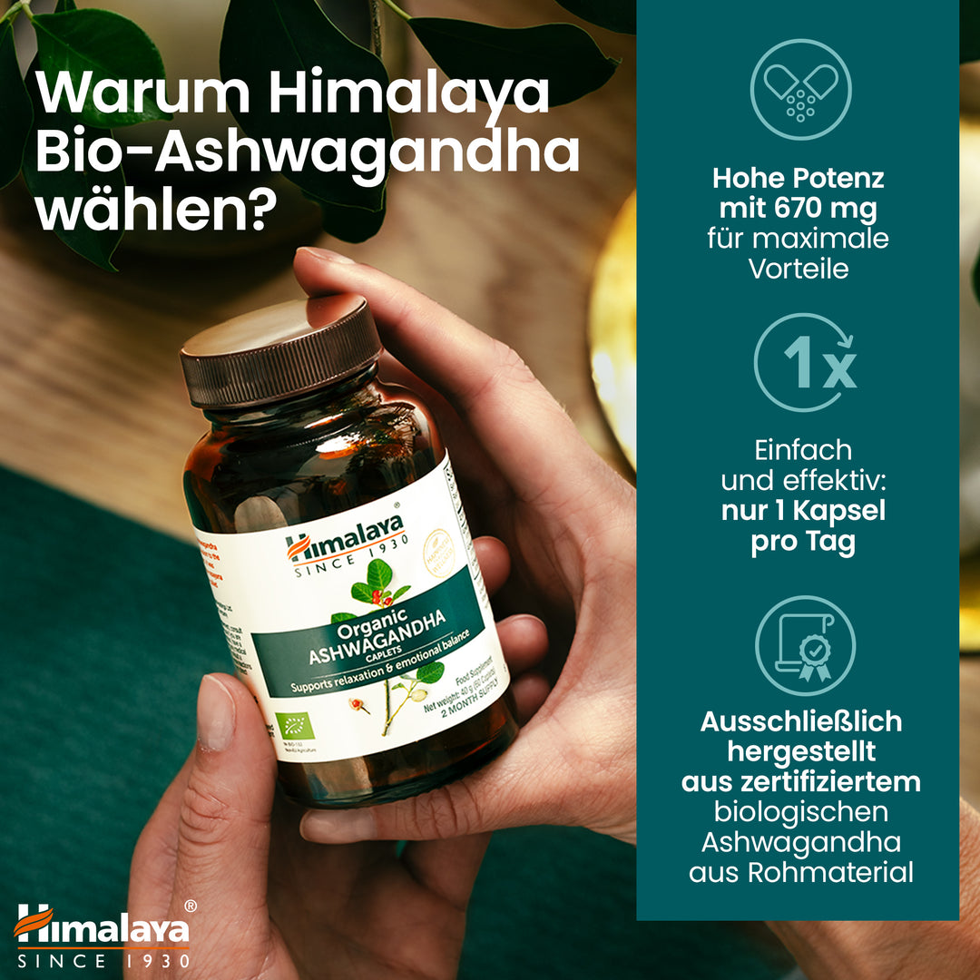 Himalaya Organic Ashwagandha (Indian Ginseng)