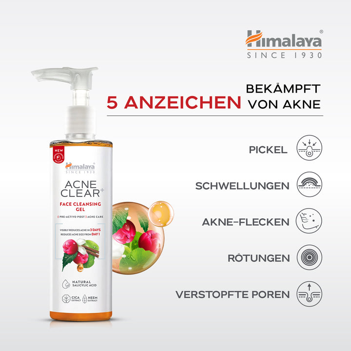 Himalaya Acne Clear+ Gesichtsreinigungsgel