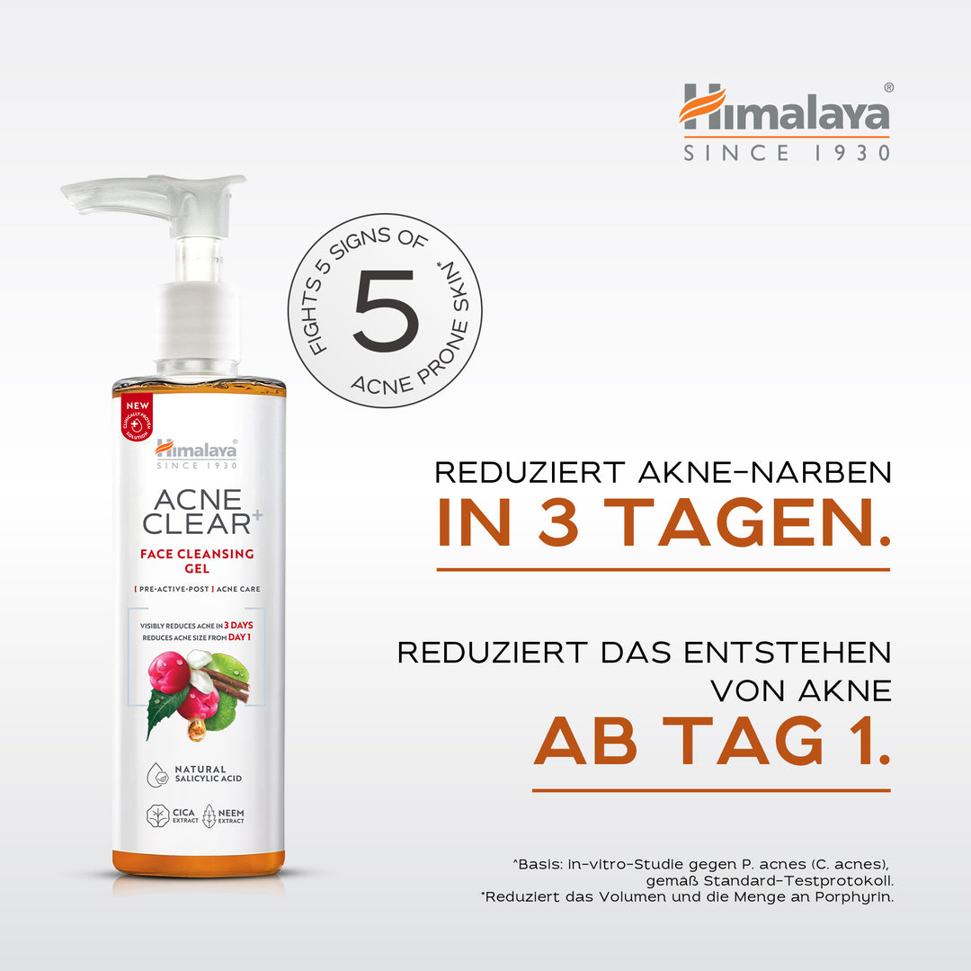 Himalaya Acne Clear+ Gesichtsreinigungsgel
