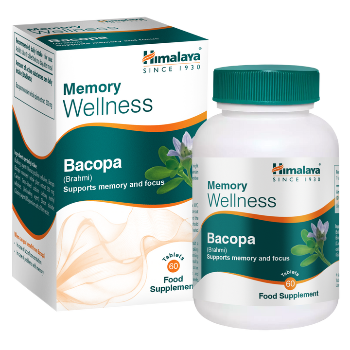 Himalaya Memory Wellness Focus Bacopa (Brahmi) - 60 Tabletten