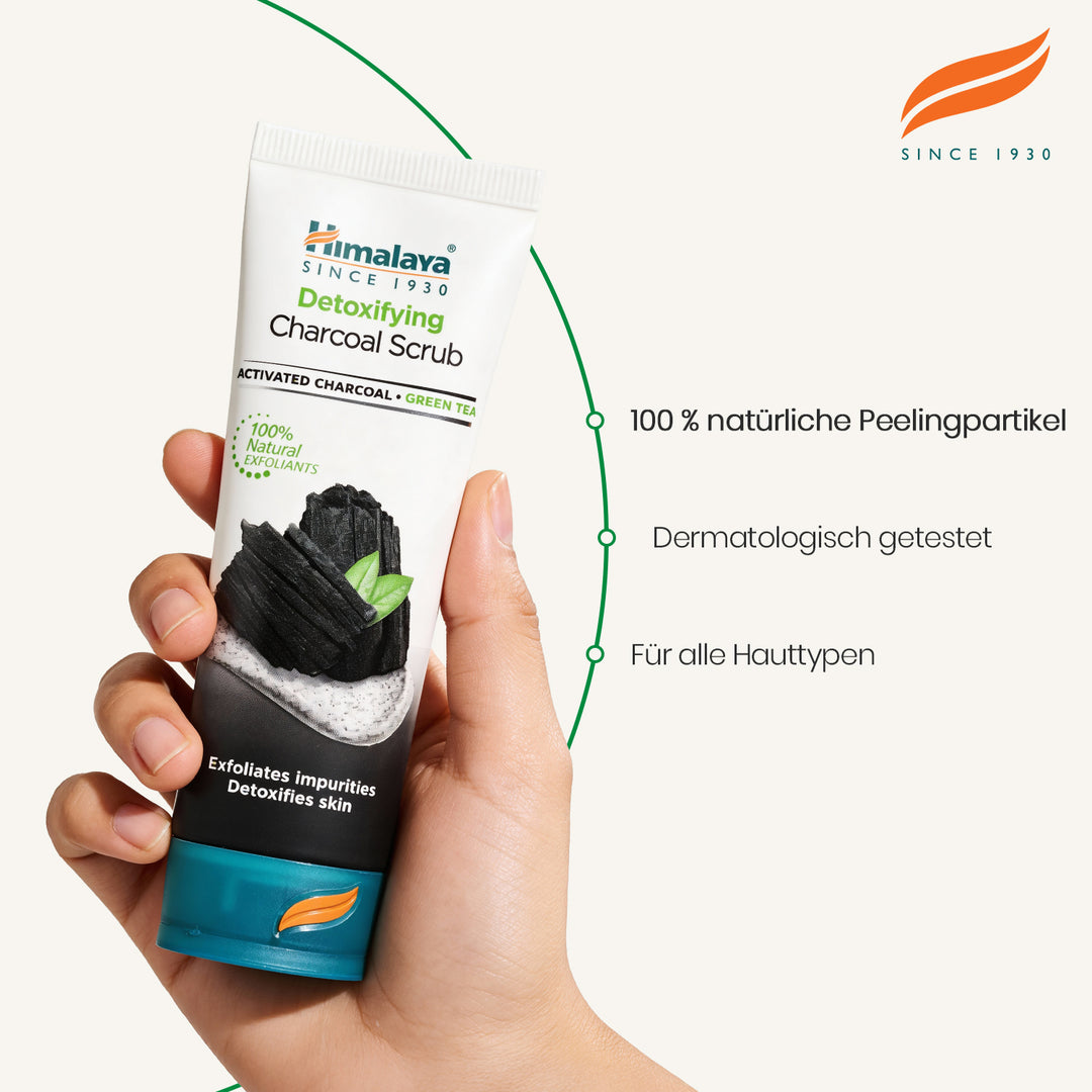 Himalaya Detoxing Aktiv-Kohle-Peeling - 75ml