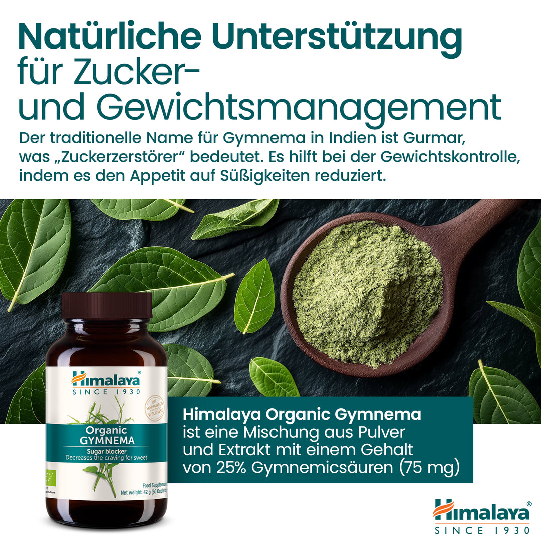 Himalaya Organic Gymnema 60 Tabletten