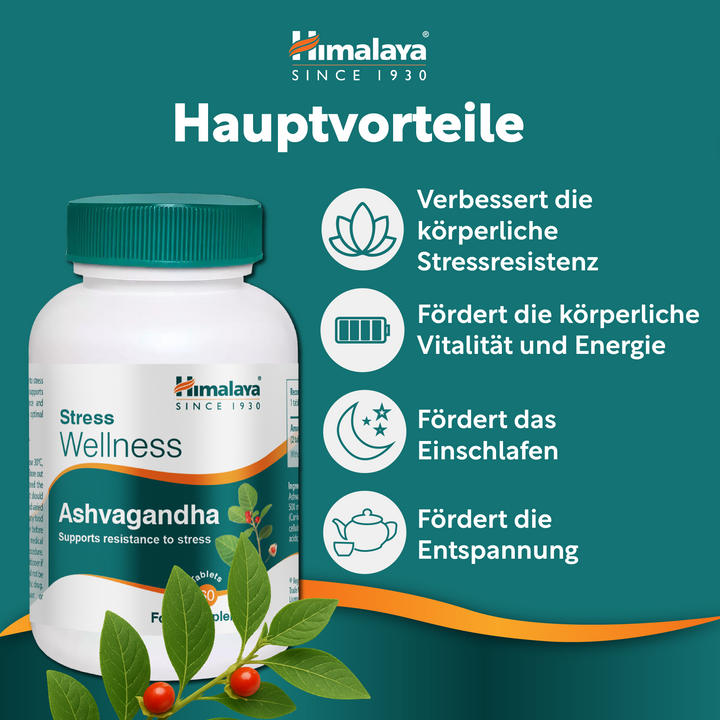 Himalaya Stress Wellness Ashvagandha - 60 Tabletten