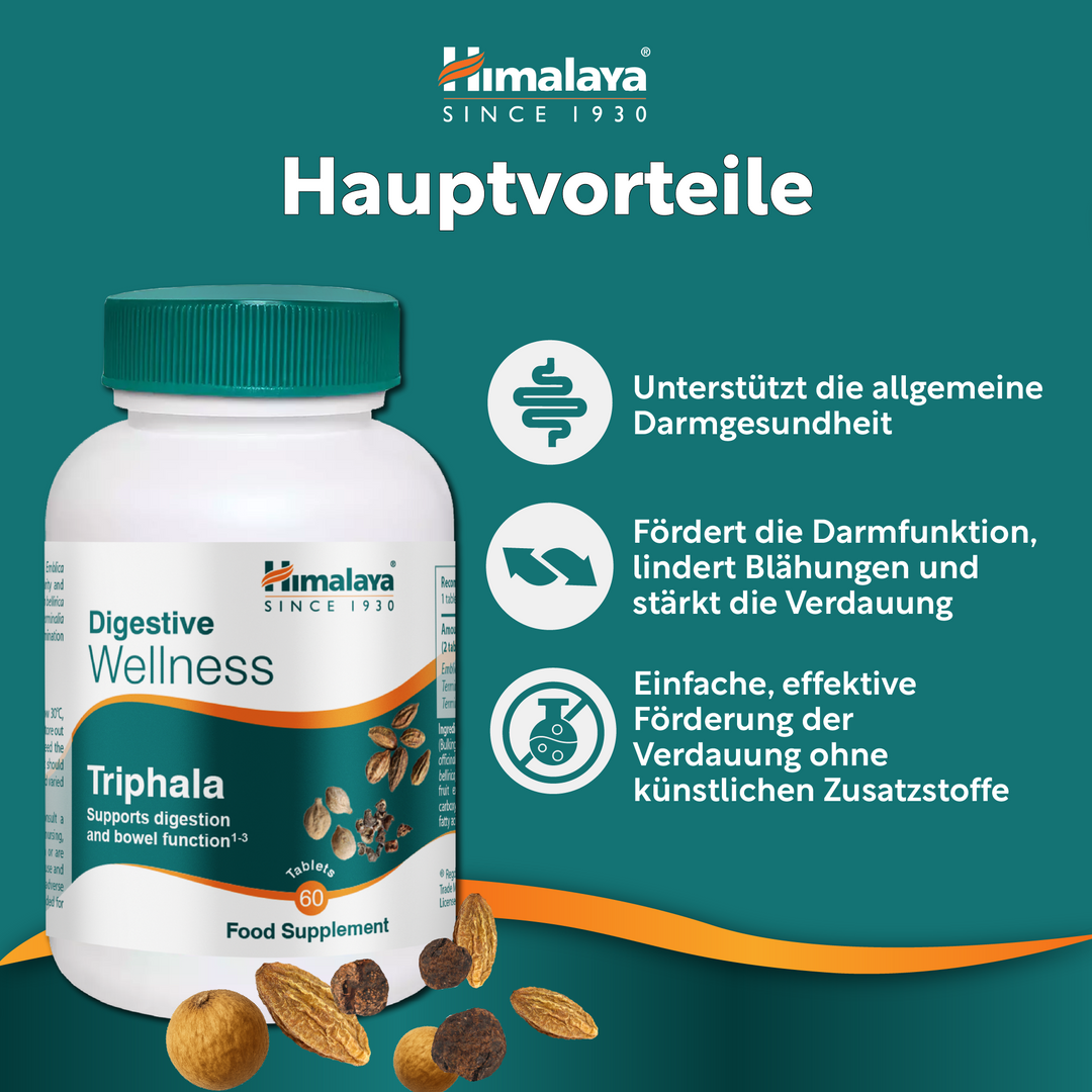 Himalaya Digestive Wellness Triphala - 60 Tabletten