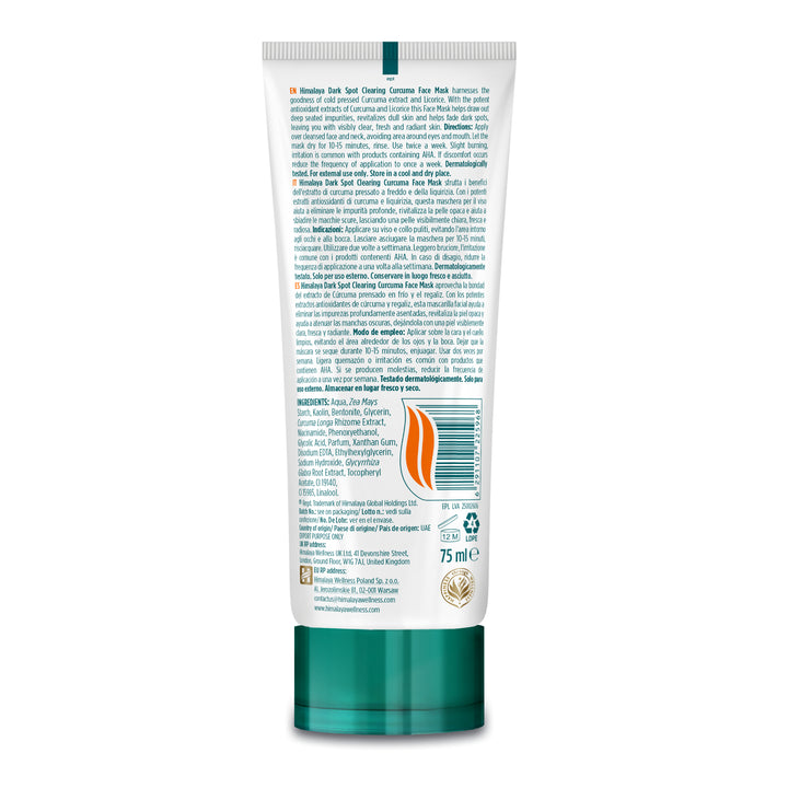 Himalaya Dark Spot Clearing Curcuma Gesichtsmask