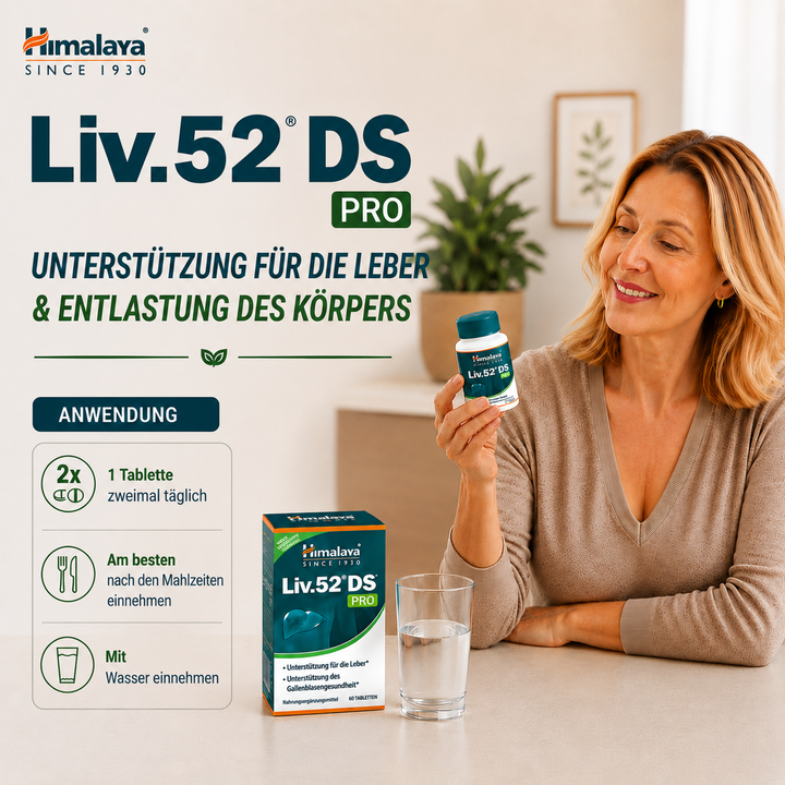 Himalaya Liv.52 DS PRO - 60 Tablets