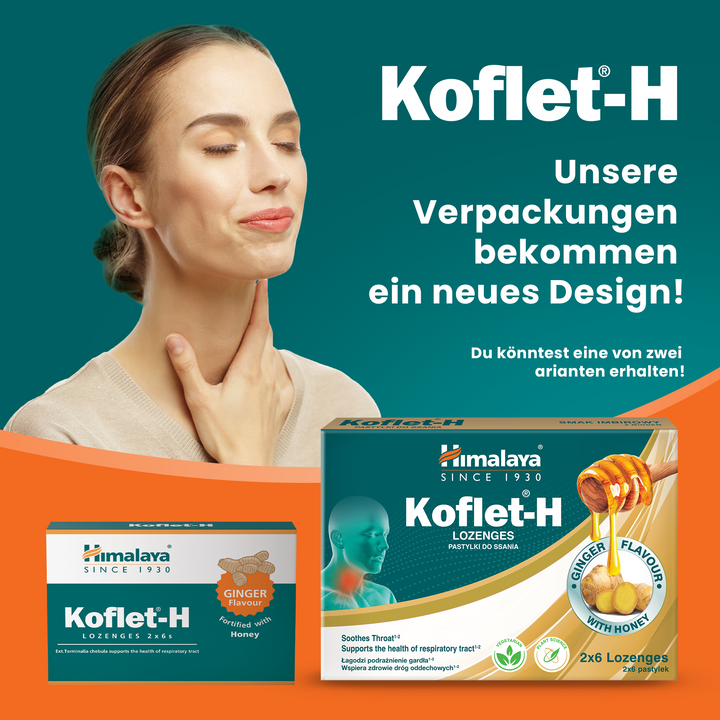 Himalaya Koflet-H Ingwer - Lozenges 2x6s