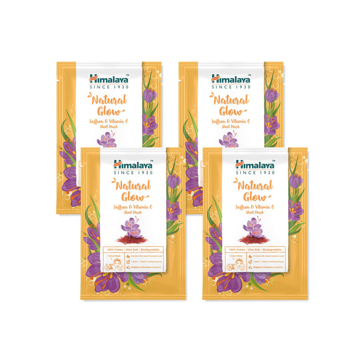 Himalaya Natural Glow Safran & Vitamin C Sheet Mask - 30ml