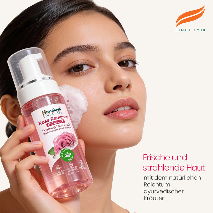 Himalaya Rose Radiance Mizellare Schaumende Gesichtsreinigung - 150ml