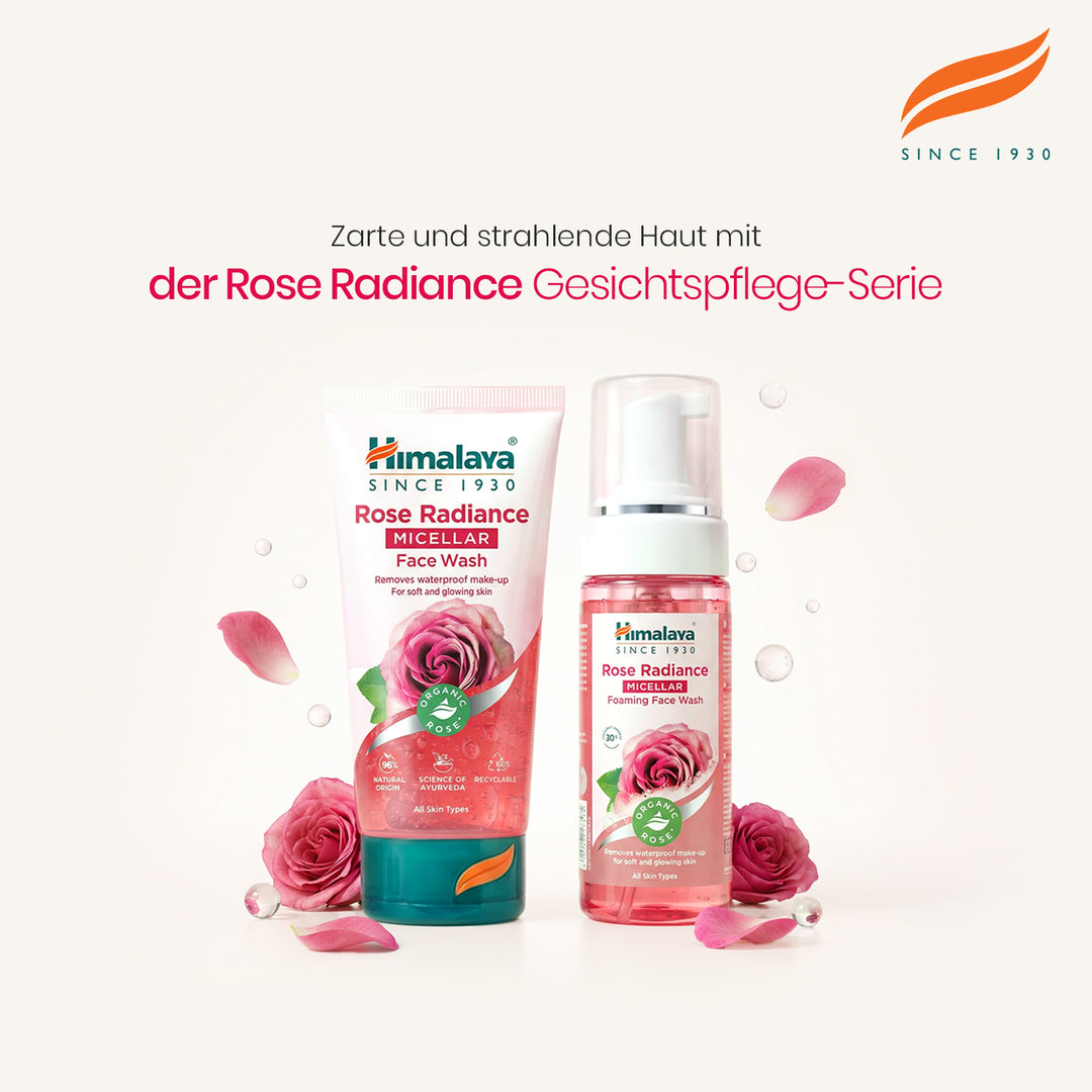 Himalaya Rose Radiance Mizellare Schaumende Gesichtsreinigung - 150ml