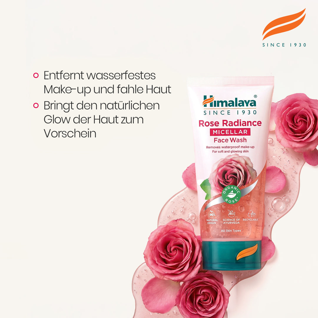 Himalaya Rose Radiance Micellar Face Wash - 150ml