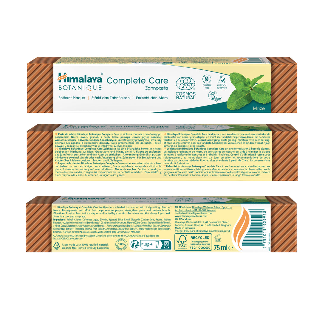 Himalaya Botanique Complete Care Zahnpasta – Minze 75 ml