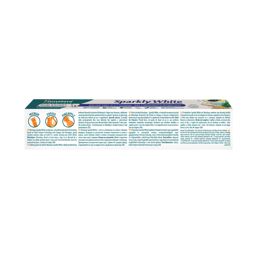 Himalaya Gum Expert – Sparkly White Zahnpasta - Reisepackung 40g