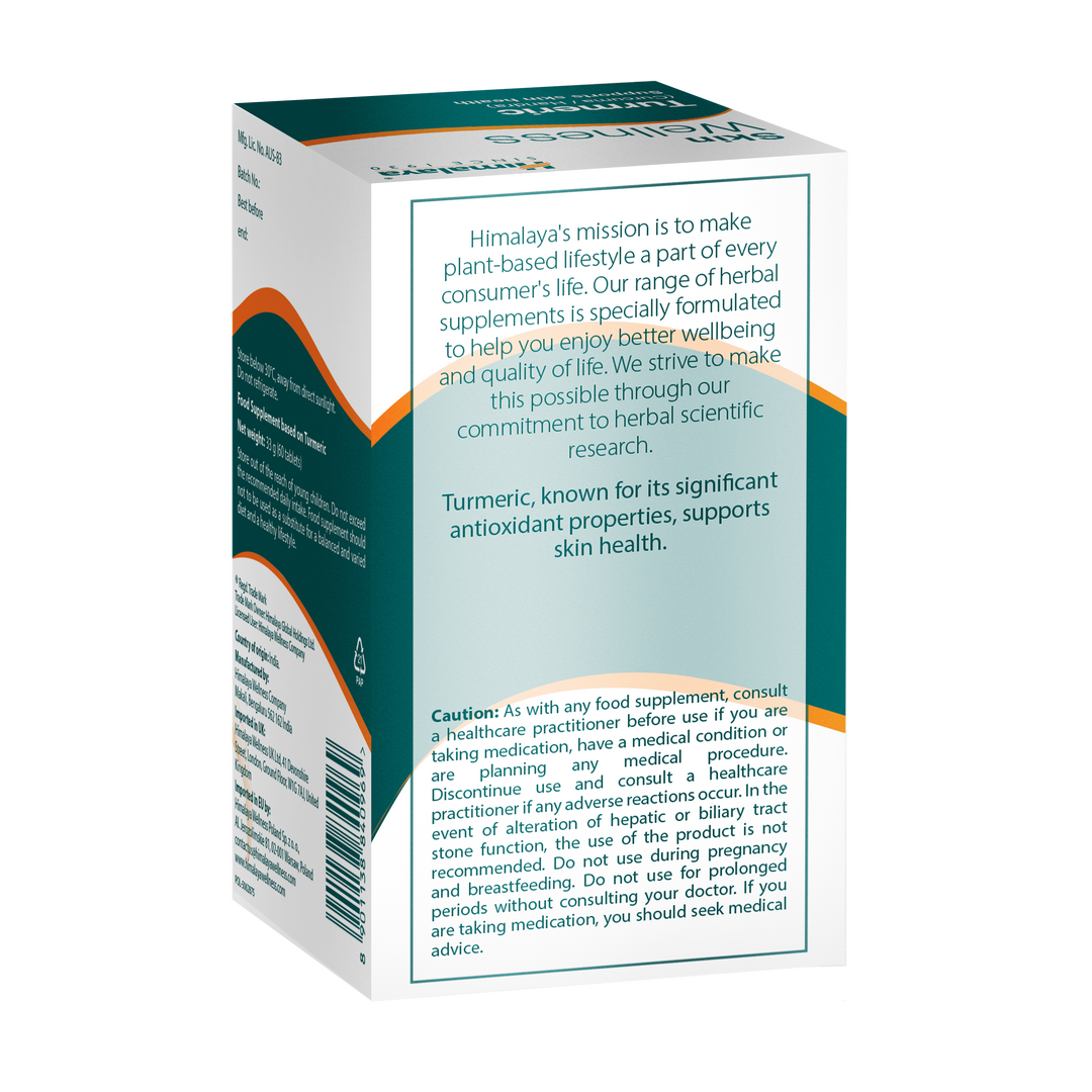 Himalaya Skin Wellness Kurkuma - 60 Tabletten