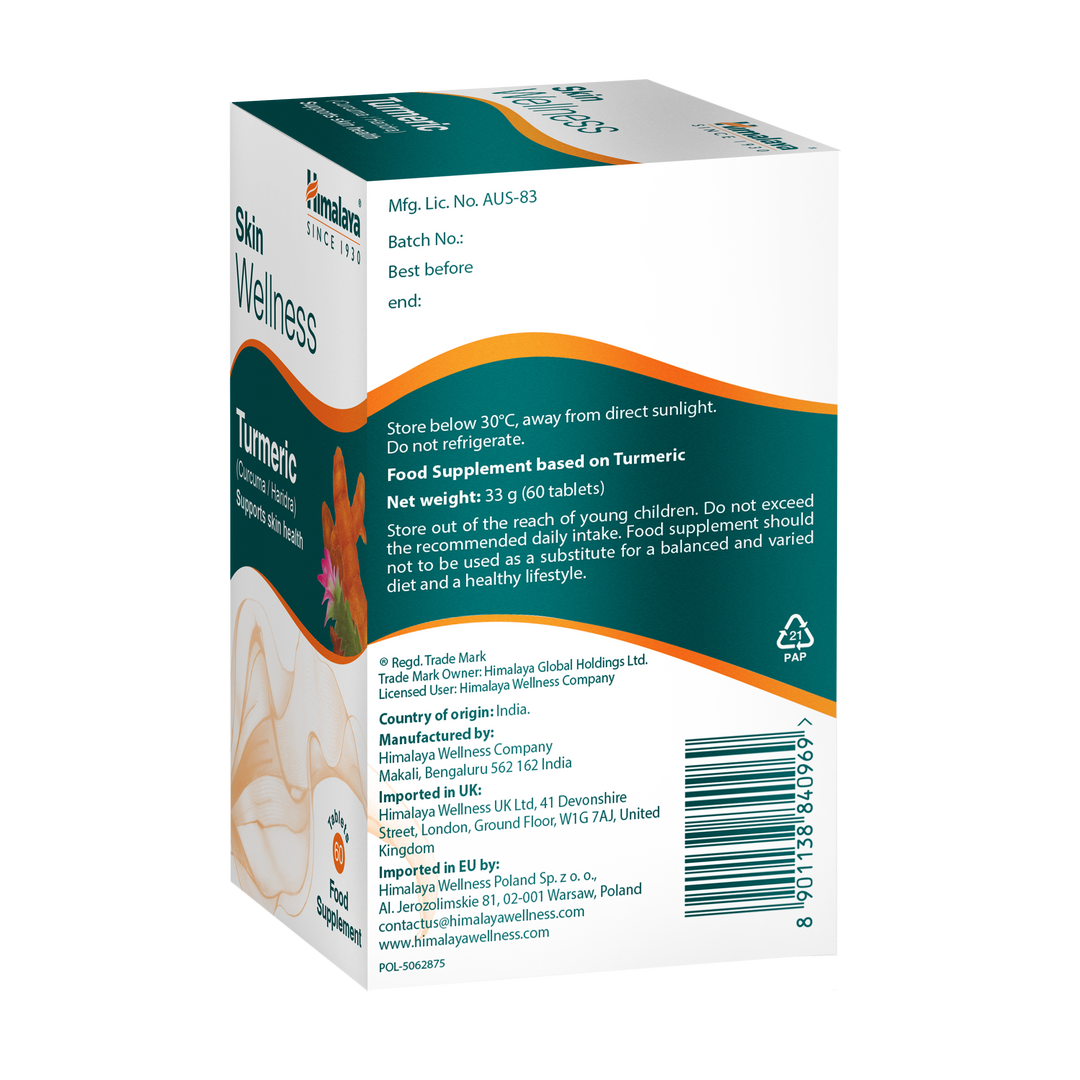 Himalaya Skin Wellness Kurkuma - 60 Tabletten