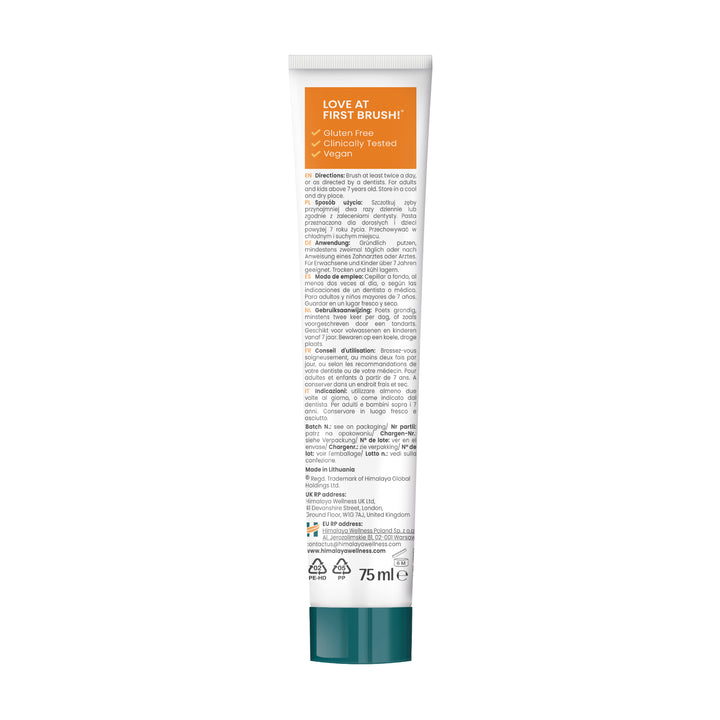 Himalaya Botanique Whitening Antiplaque Zahnpasta Kurkuma + Kokosnussöl 75 ml