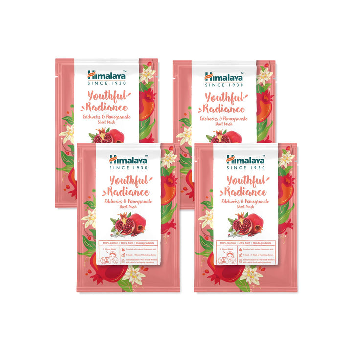 Himalaya Youthful Radiance Edelweiß & Granatapfel Sheet Mask - 30ml