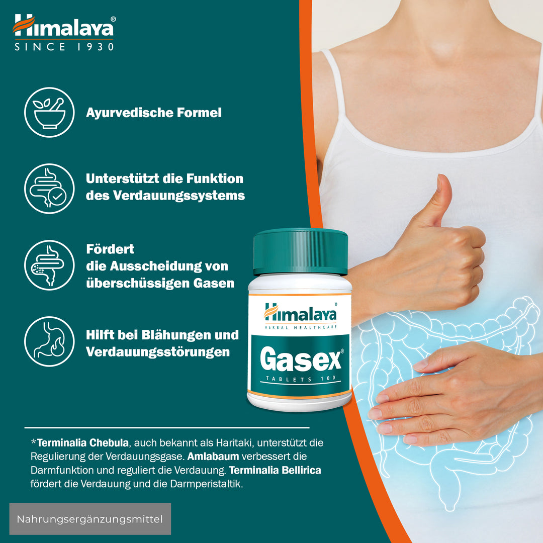 Himalaya Gasex - 100 Tablets