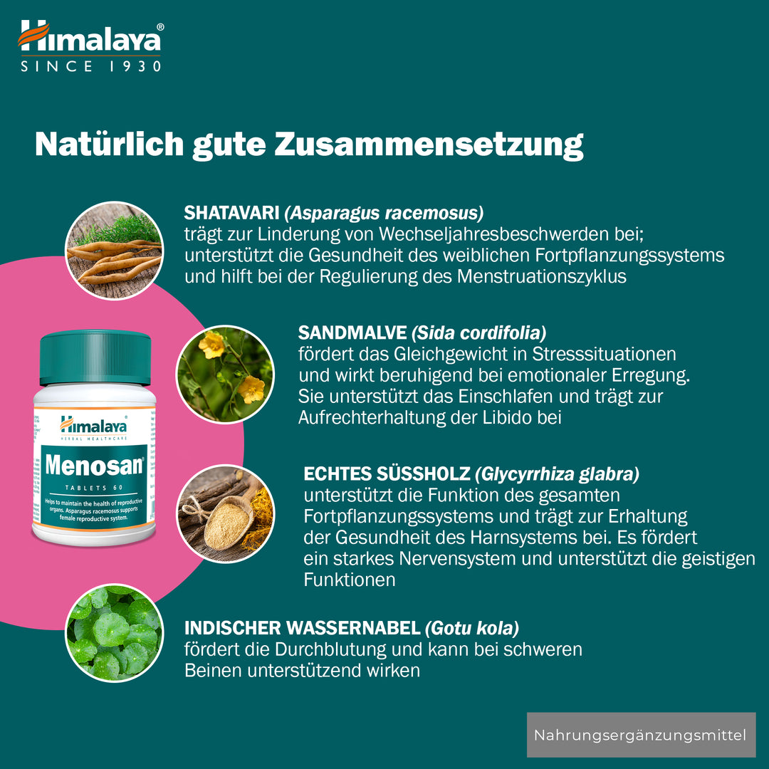 Himalaya Menosan - 60 Tablets
