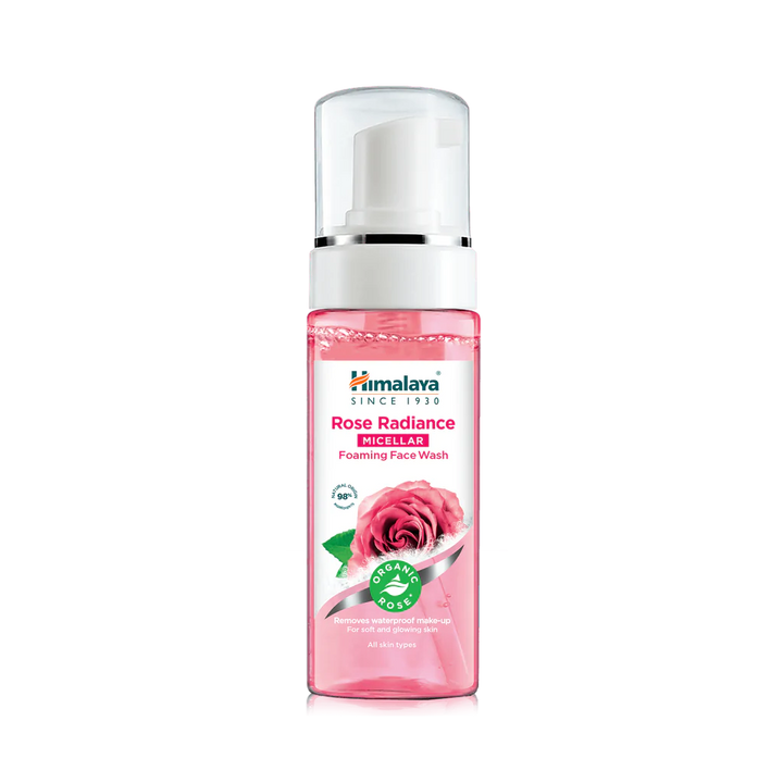 Himalaya Rose Radiance Mizellare Schaumende Gesichtsreinigung - 150ml